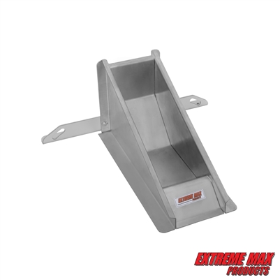 Extreme Max 5600.3452 Aluminum Pit Bike Chock for Trailers Storage or Trailering Fits up to 15"D and 5"W Wheel