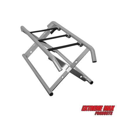Extreme Max 5600.3455 Aluminum Stand Up Jet Ski PWC Folding Scissor Stand for Small Watercraft for Shoreline Storage and Maintenance on the Beach or Garage