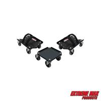 Extreme Max 5800.0232 V-Slides Snowmobile Dolly System - Steel, Black