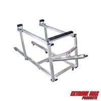 Extreme Max 5800.1184 Deluxe Aluminum Snowmobile Lift - Wheel Kit Included