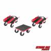 Extreme Max 5800.2000 Economy Snowmobile Dolly System - Red