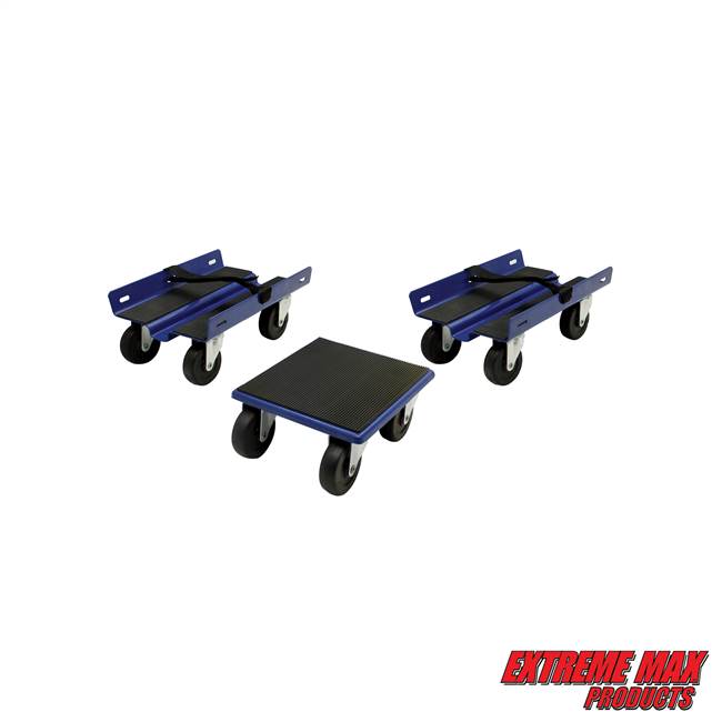 Extreme Max 5800.2012 Economy Snowmobile Dolly System - Blue