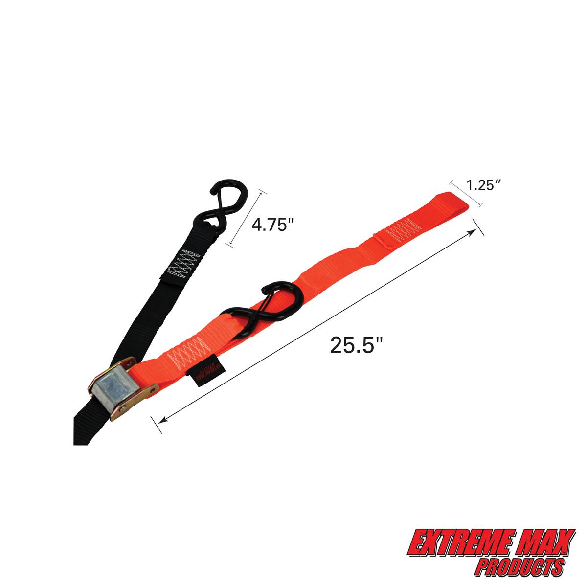 Dirt Bike Extreme Max 5900.1136 Soft Loop Tie-Down Straps for ATV Tractor 