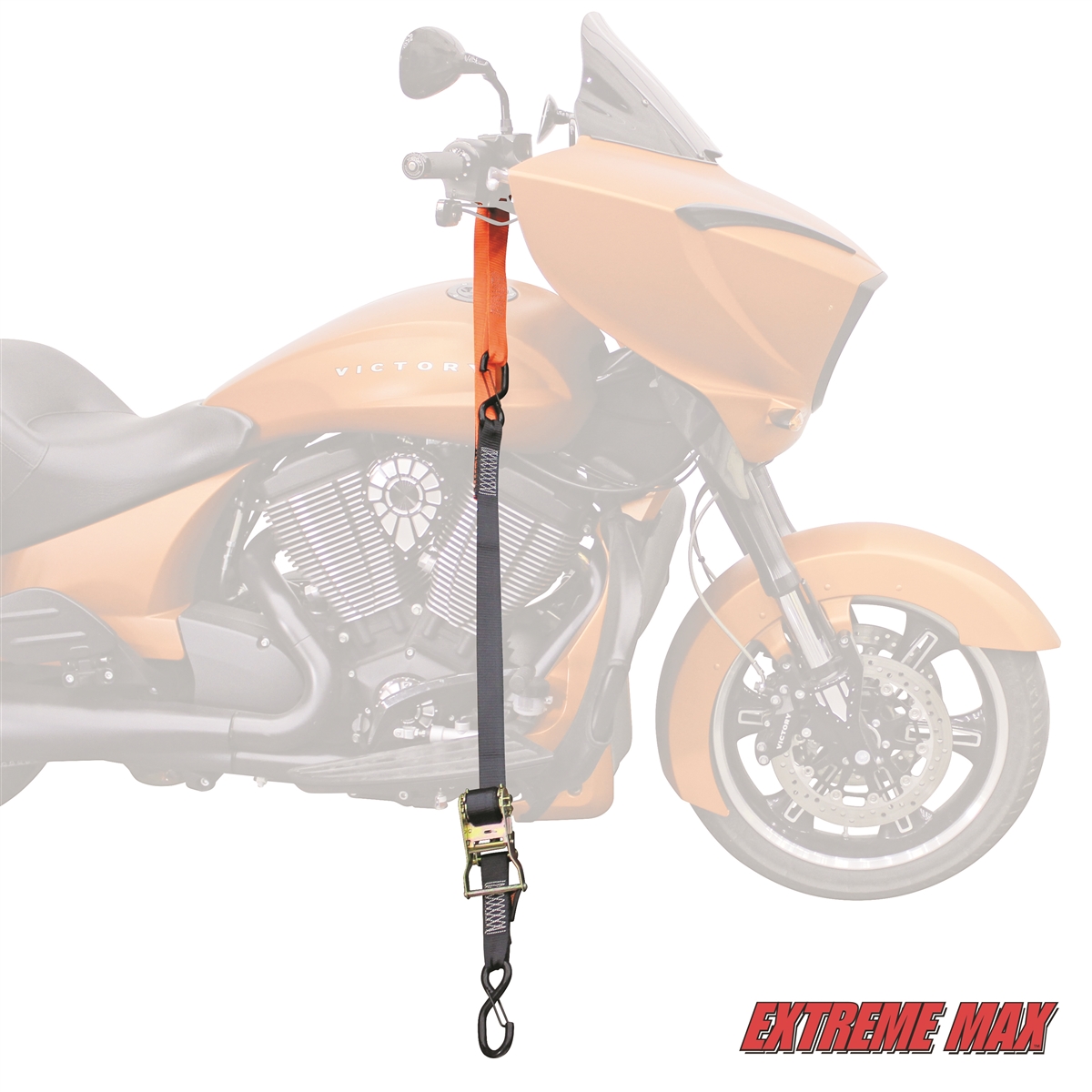 SING F LTD 6pcs 12 Universal Soft Loop Tie Down Ratchet Strap Heavy Duty Motorcycle 
